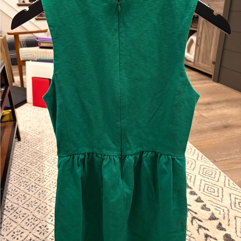 J. Crew Vibrant Green Dress - Picture 3 of 4